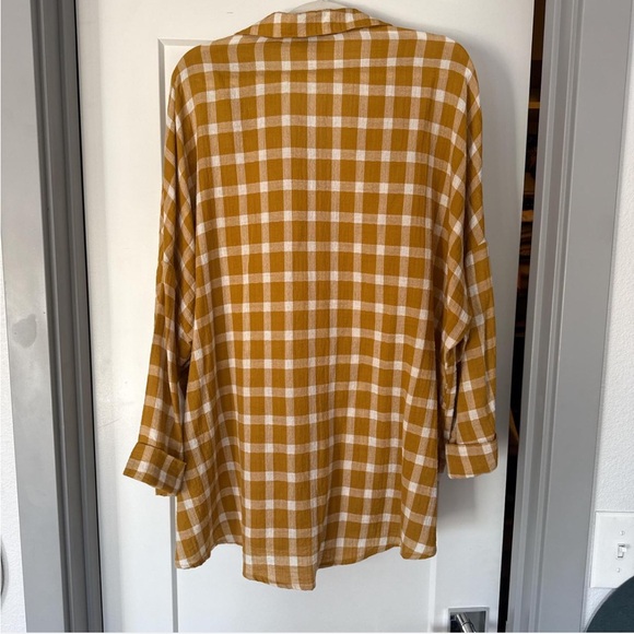Show Me Your Mumu Lorolie Yellow Plaid Women's Tunic | Size M - Picture 6 of 6